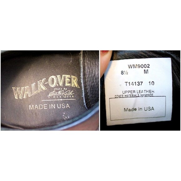 Walk Over Suede Shoes Saddle Grey Black Mens 8.5 Dress Dance Costume Uniform - Picture 12 of 12